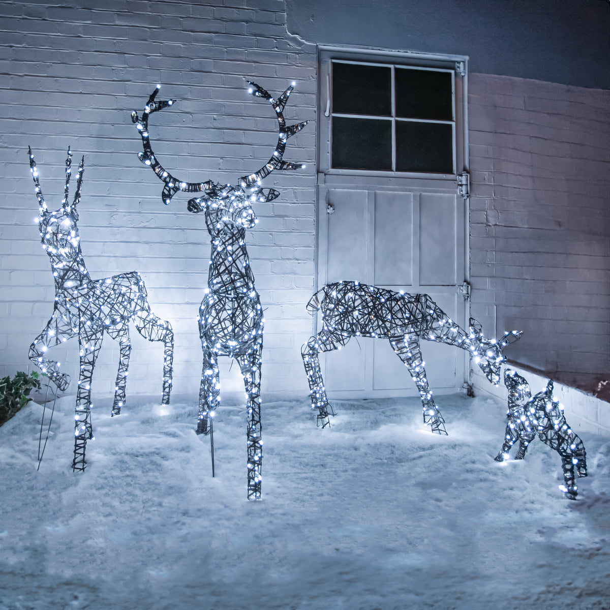 Christmas Reindeer Family Outdoor Light Set