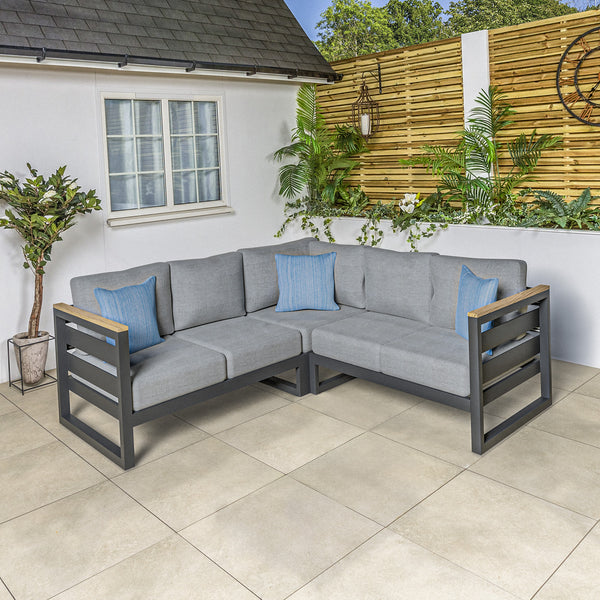 Aluminium Corner Sofa Garden Furniture Sets Garden Trends