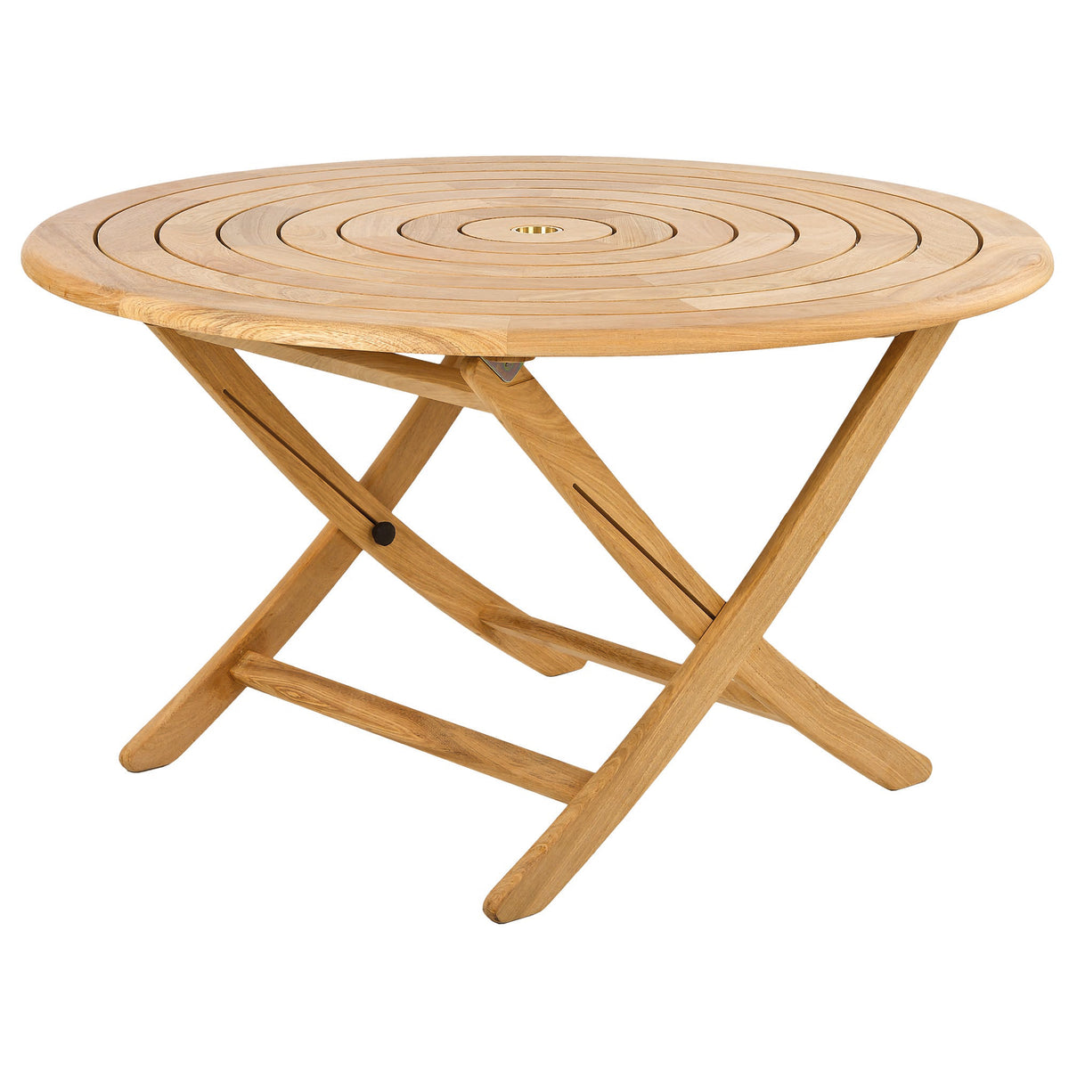 Alexander Rose Bengal Roble Round Folding Table (1.3m)