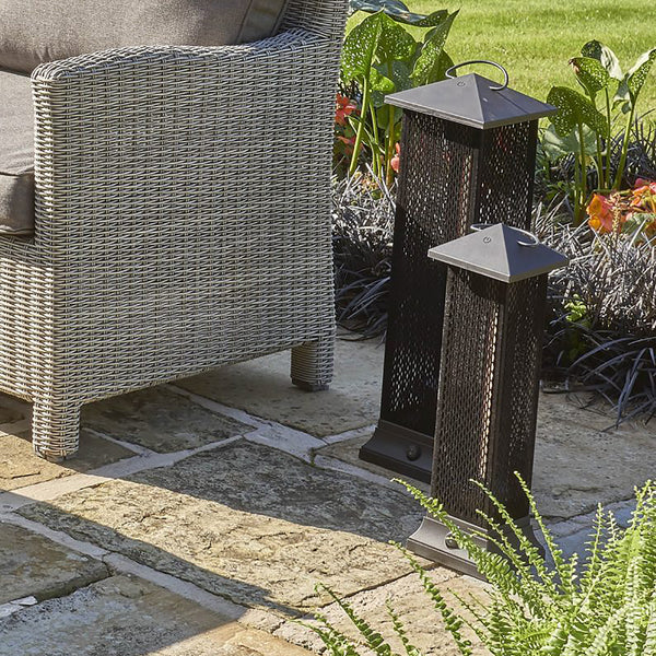 Kalos Universal Outdoor Electric Patio Lantern Heater 65cm Garden Trends