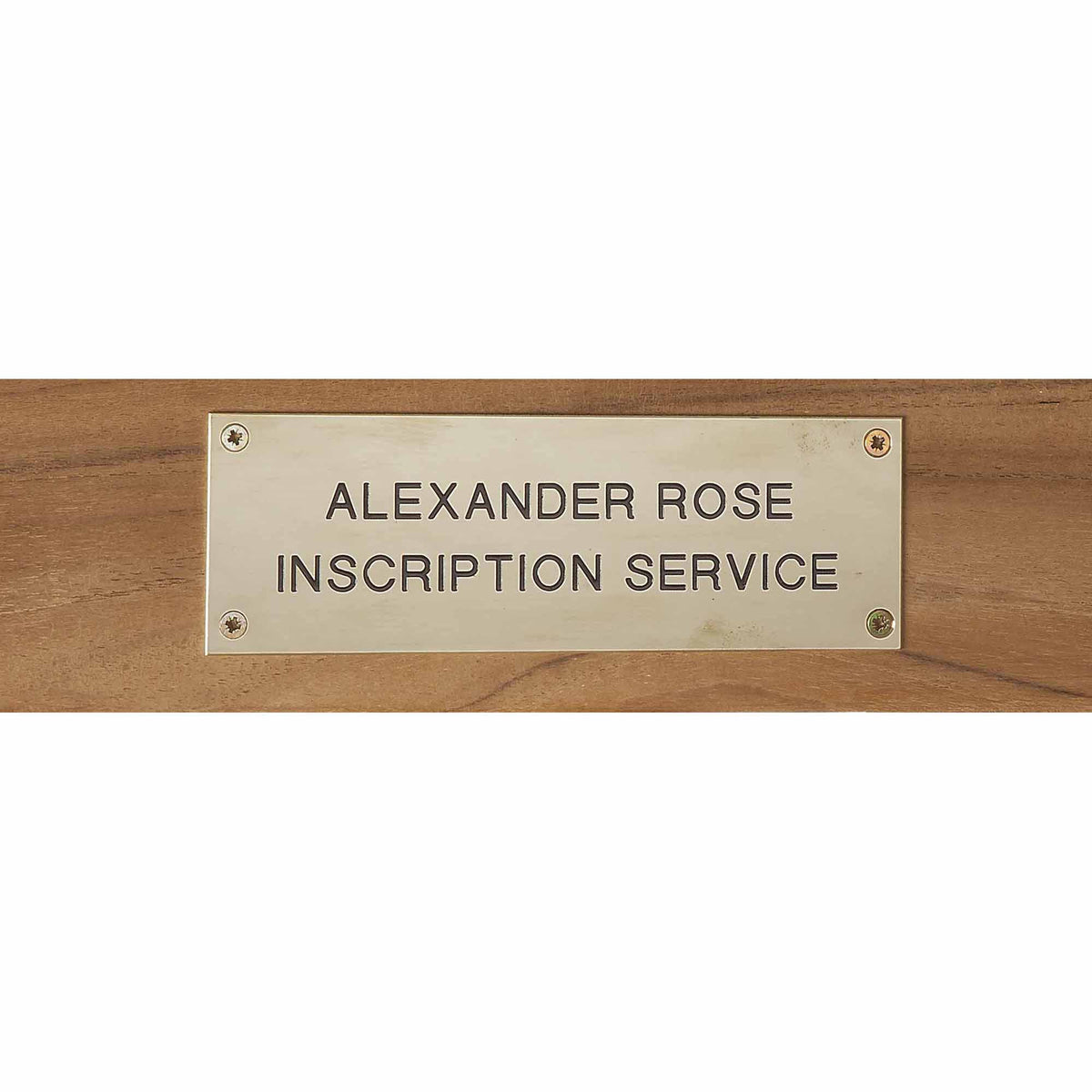 Alexander Rose Stainless Steel Engraving Plate