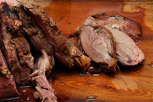 Barbecue Greek Lamb with Tzatziki Recipe