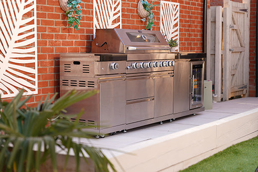 Small Stainless Steell Modular Outdoor Kitchen