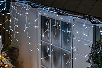 LED Snowing Icicle Lights