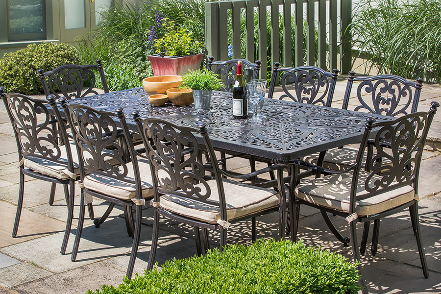 Aluminium 8+ Seater Dining Garden Furniture Sets