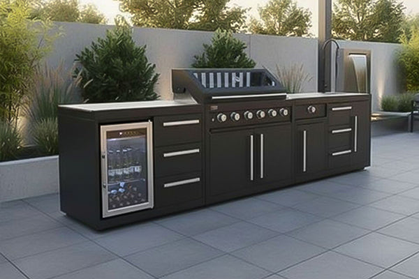 Draco Grills Fusion Black Modular Outdoor Kitchens