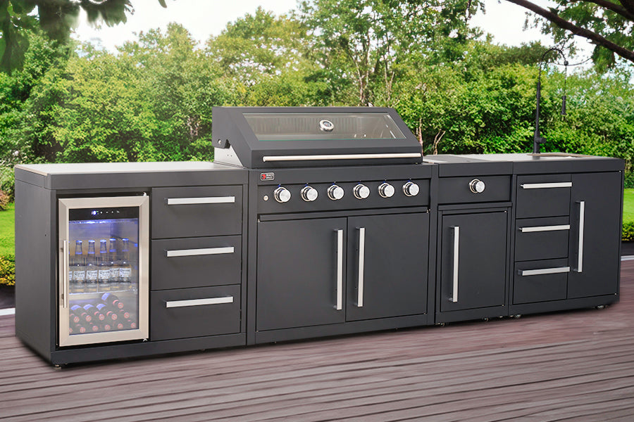 Draco Grills Fusion Black Modular Outdoor Kitchens