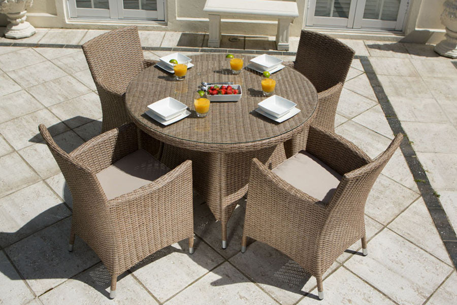 Rattan 4 Seater Garden Furniture Sets