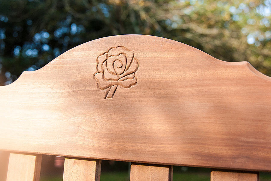 Wooden Bench Inscription - Garden Trends