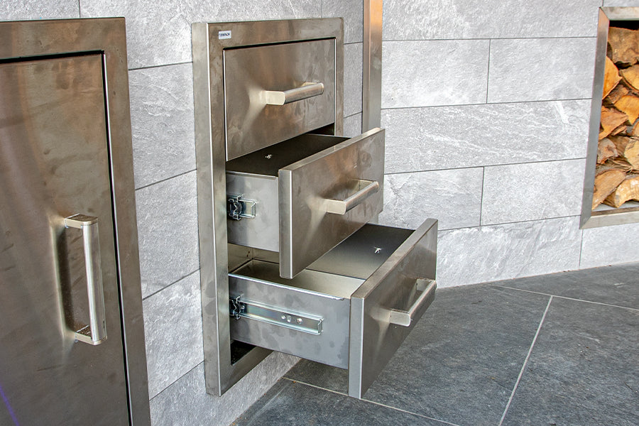 Outdoor Kitchen Cabinets, Doors and Drawers