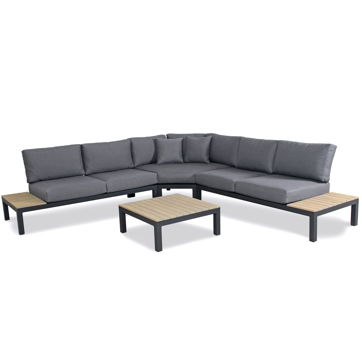 Kettler Elba Signature Low Large Corner Lounge Sofa Set with Coffee Table