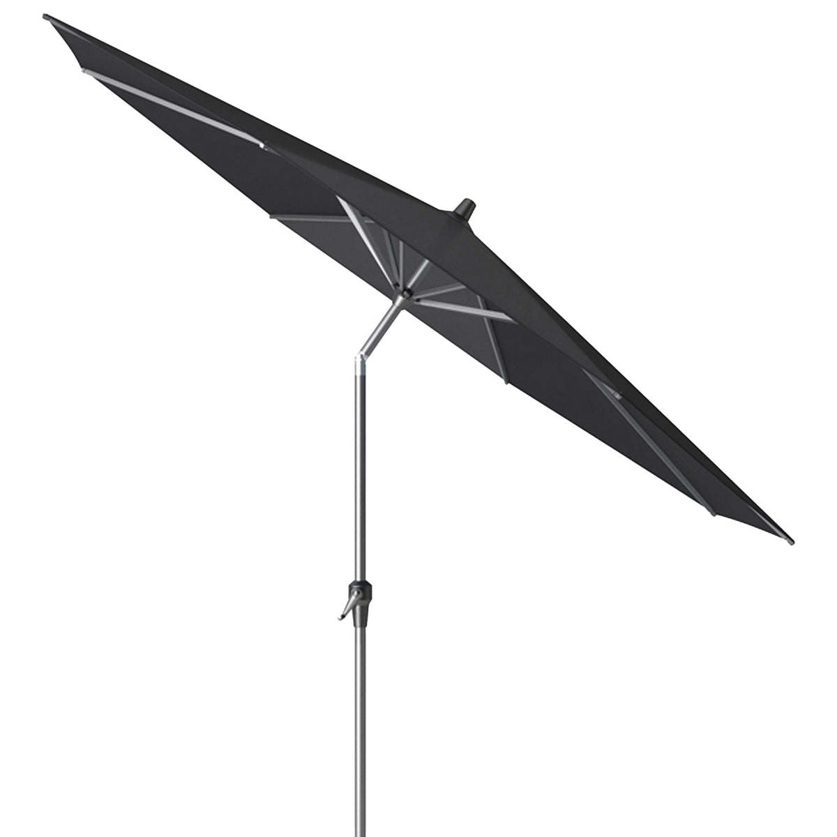 Platinum Riva 3m Round Crank and Tilt Anthracite Garden Parasol