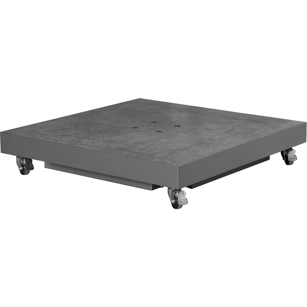 Platinum Ceramica Grey 90kg Fillable Cantilever Parasol Base with Wheels
