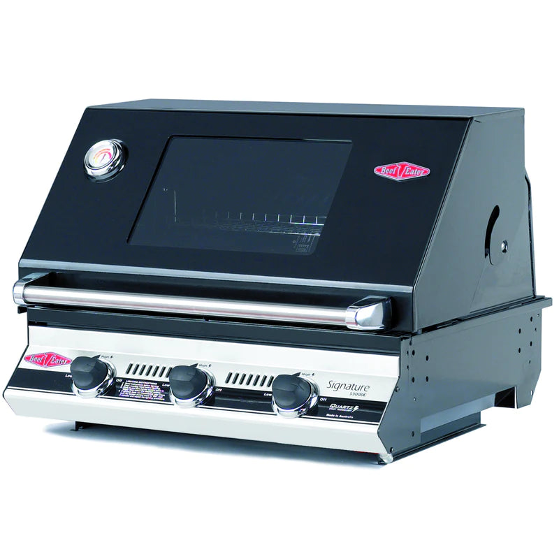 Ex Display BeefEater Signature S3000E Series 3 Burner Build-in Gas Barbecue