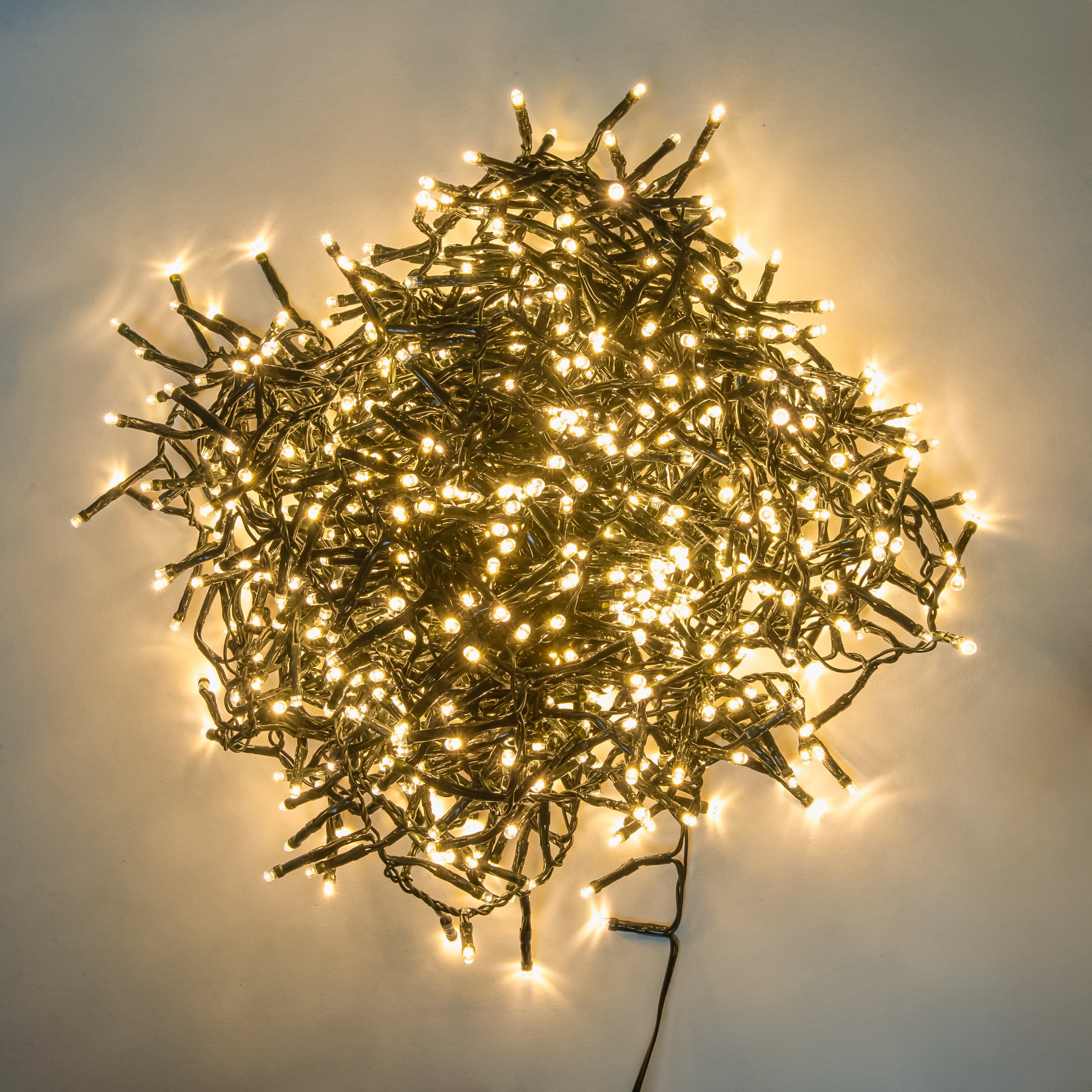 Warm White Ultra Bright LED Multi-Function Christmas Cluster Lights ...