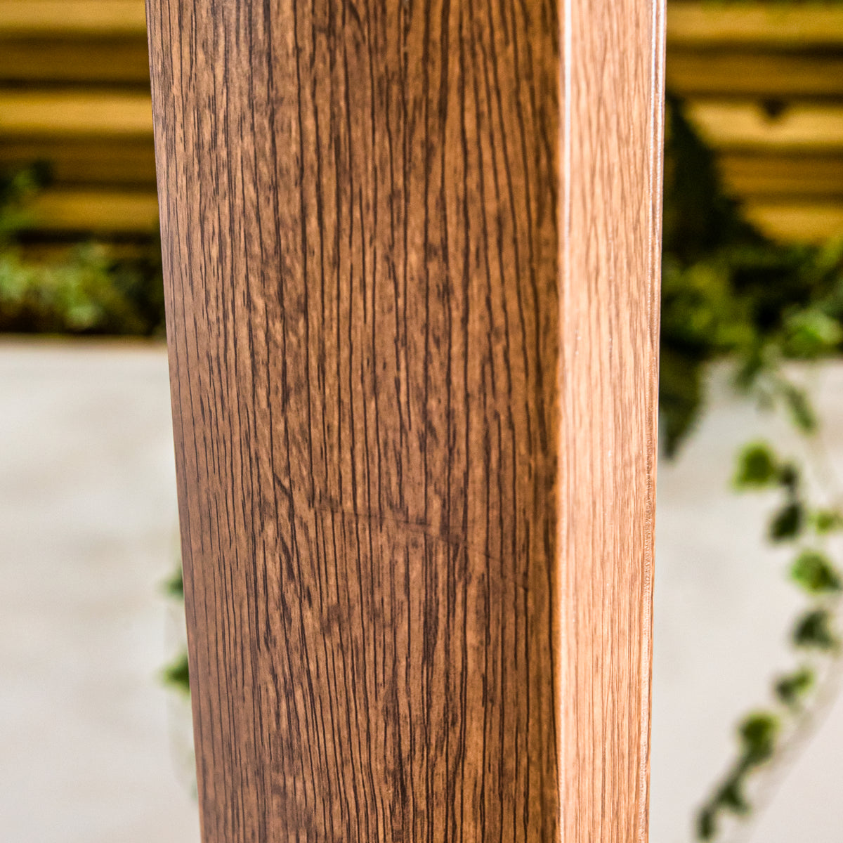 Bracken Outdoors Verona Grey 3m x 3m Square Wood Effect Cantilever Parasol
