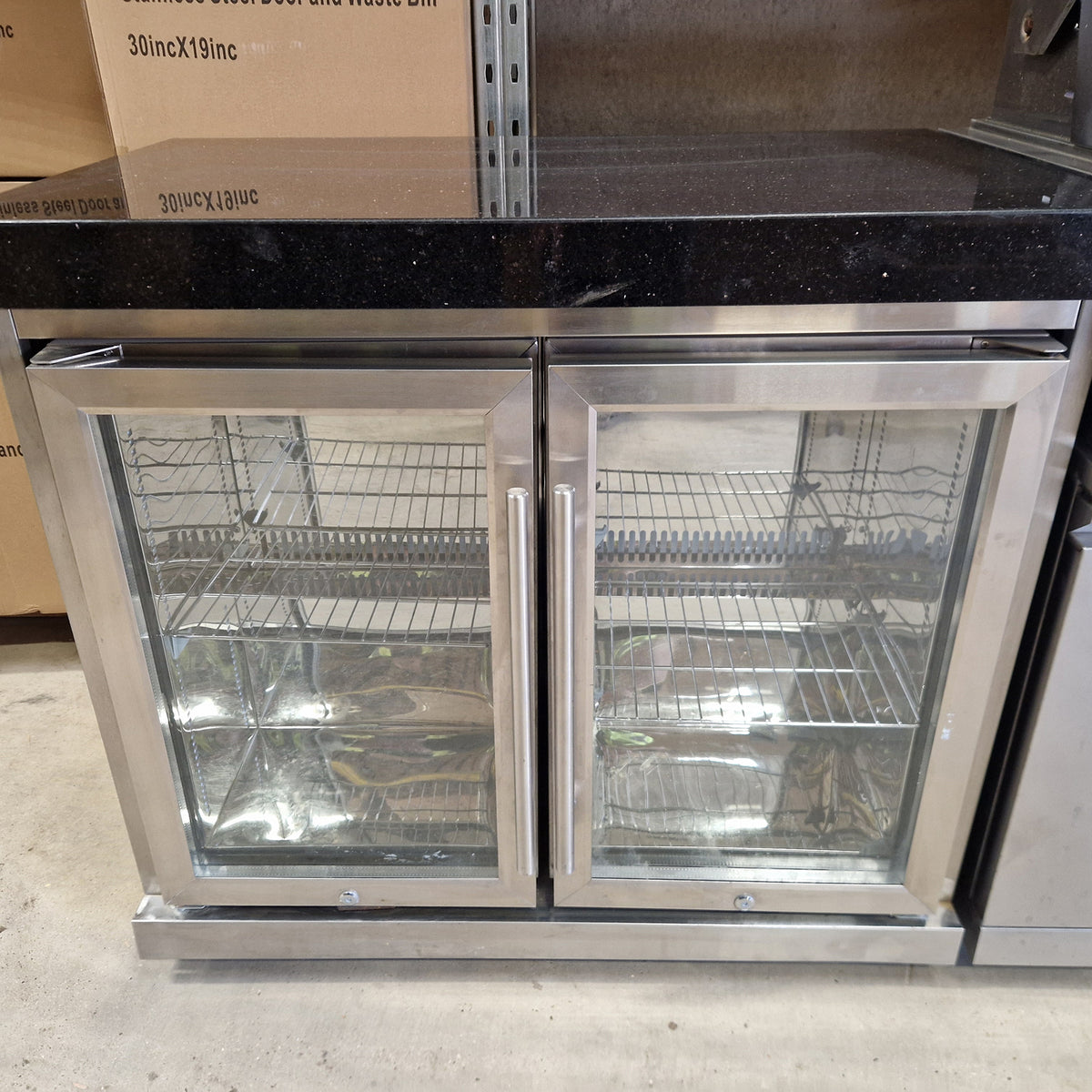 Ex Display Draco Grills 6 Burner Z650 BBQ Modular Outdoor Kitchen with Double Fridge