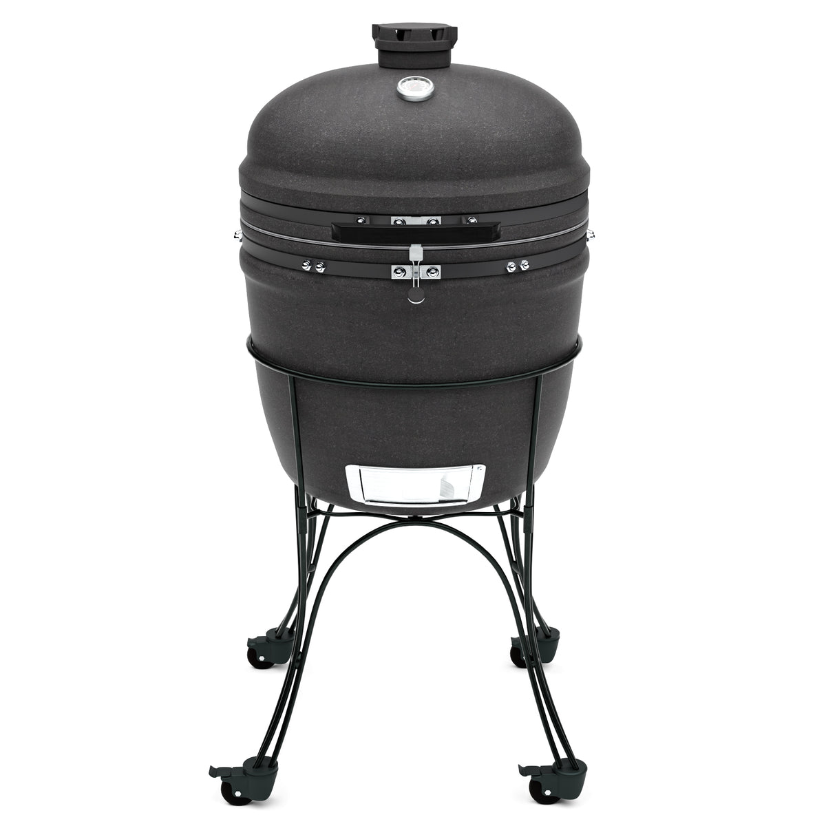 Draco Grills 22 Inch Kamado Grill with Wire Stand