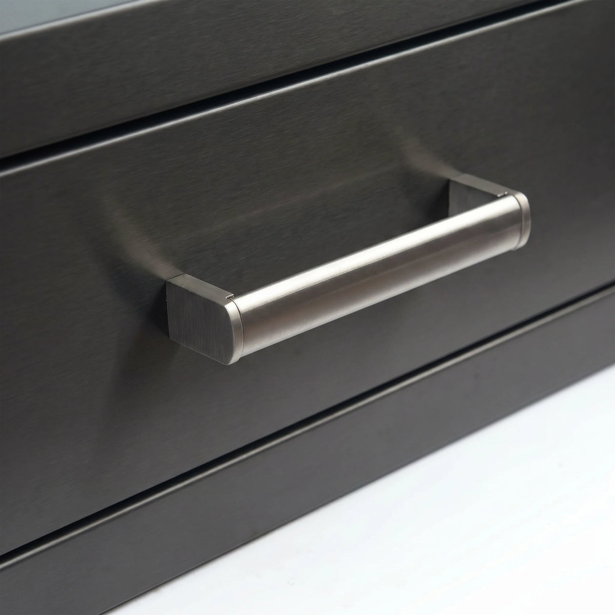 Draco Grills Black Stainless Steel Build-In Outdoor Kitchen Single Drawer