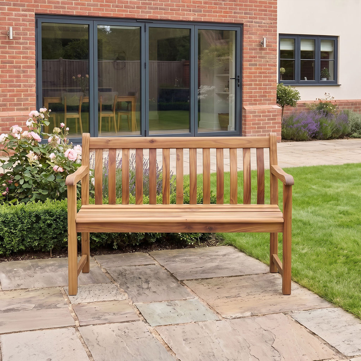 Alexander Rose Acacia Broadfield Wooden Bench 5ft (1.5m)