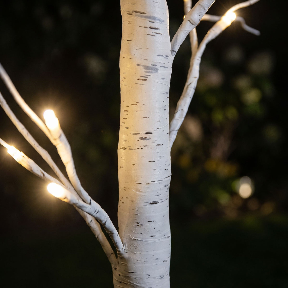 9ft (275cm) LED Lit Twig Christmas Tree with Warm White LED Lights