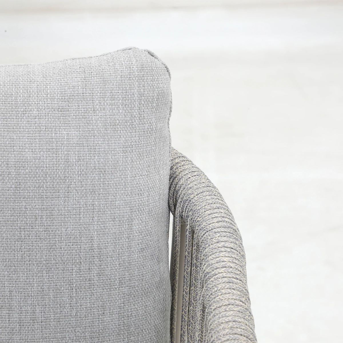 Bracken Outdoors Canberra 8 Seat Rectangular Aluminium & Rope Dining Garden Furniture Set