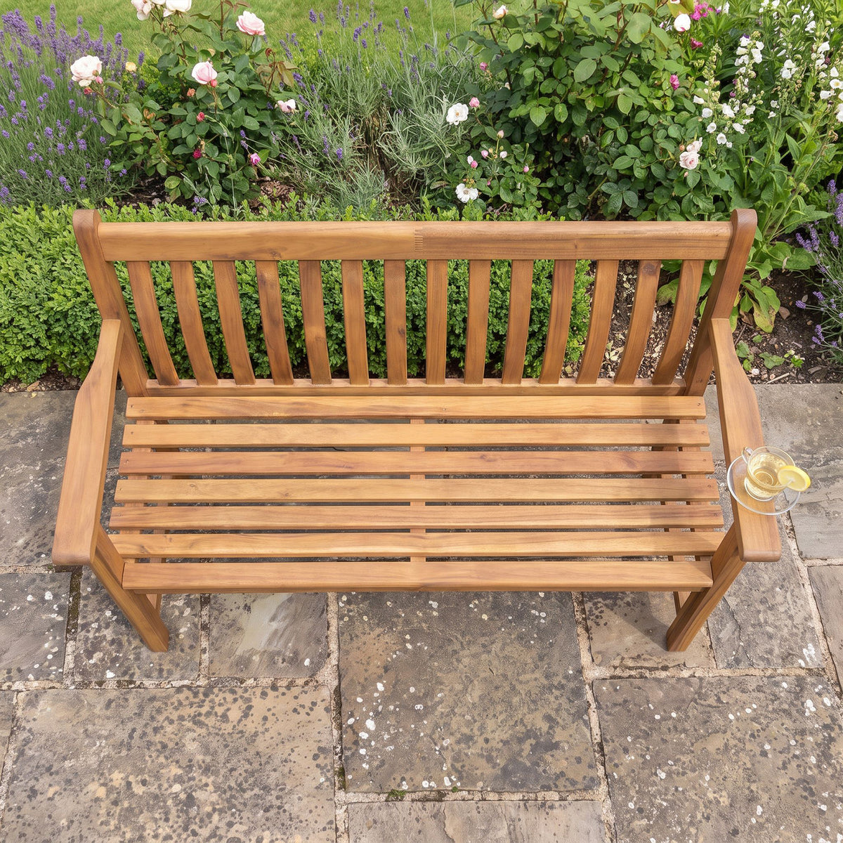 Alexander Rose Acacia Broadfield Wooden Bench 4ft (1.2m)
