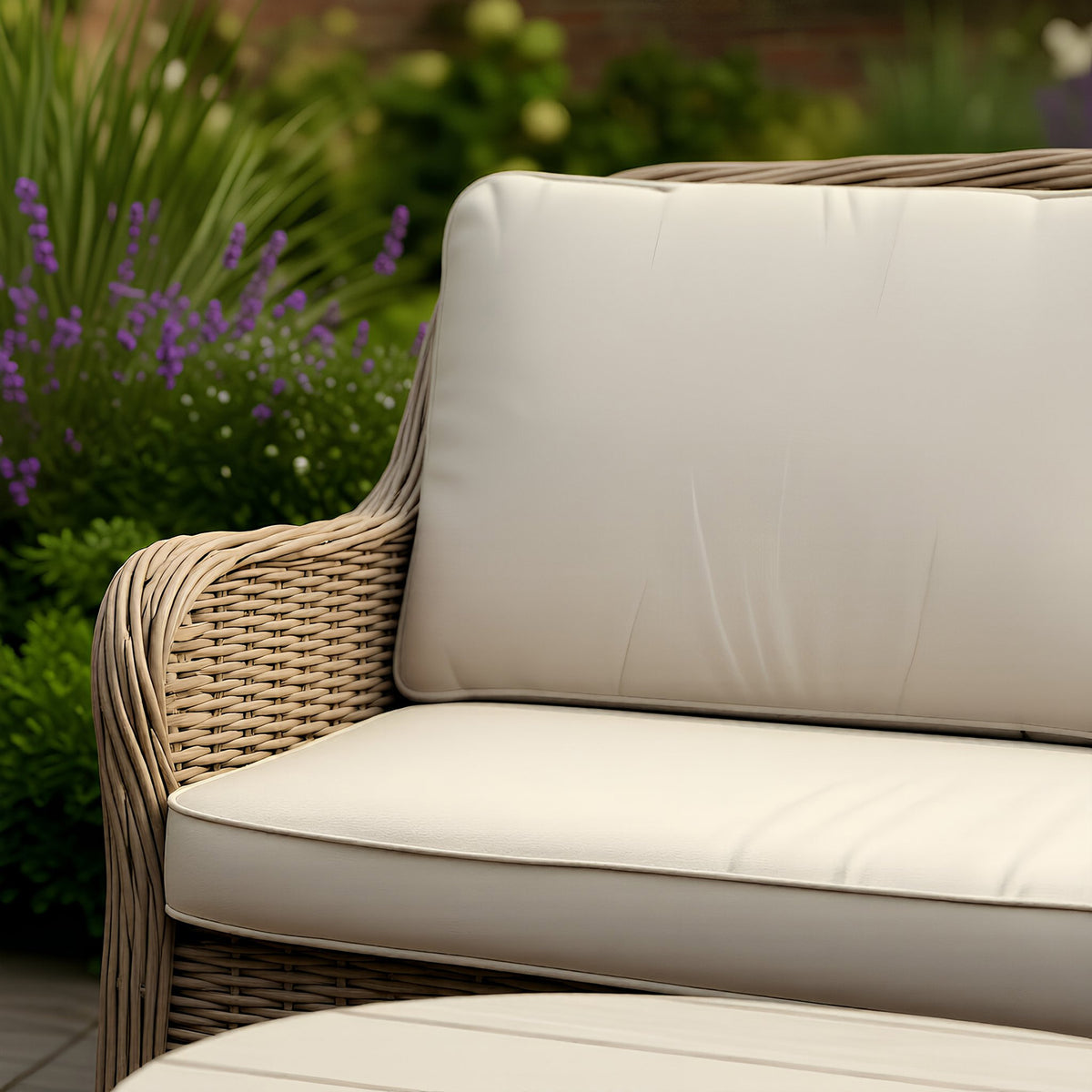 Bracken Outdoors Ashford Weave 2 Seat Lounge Sofa and Armchairs Rattan Garden Furniture Set