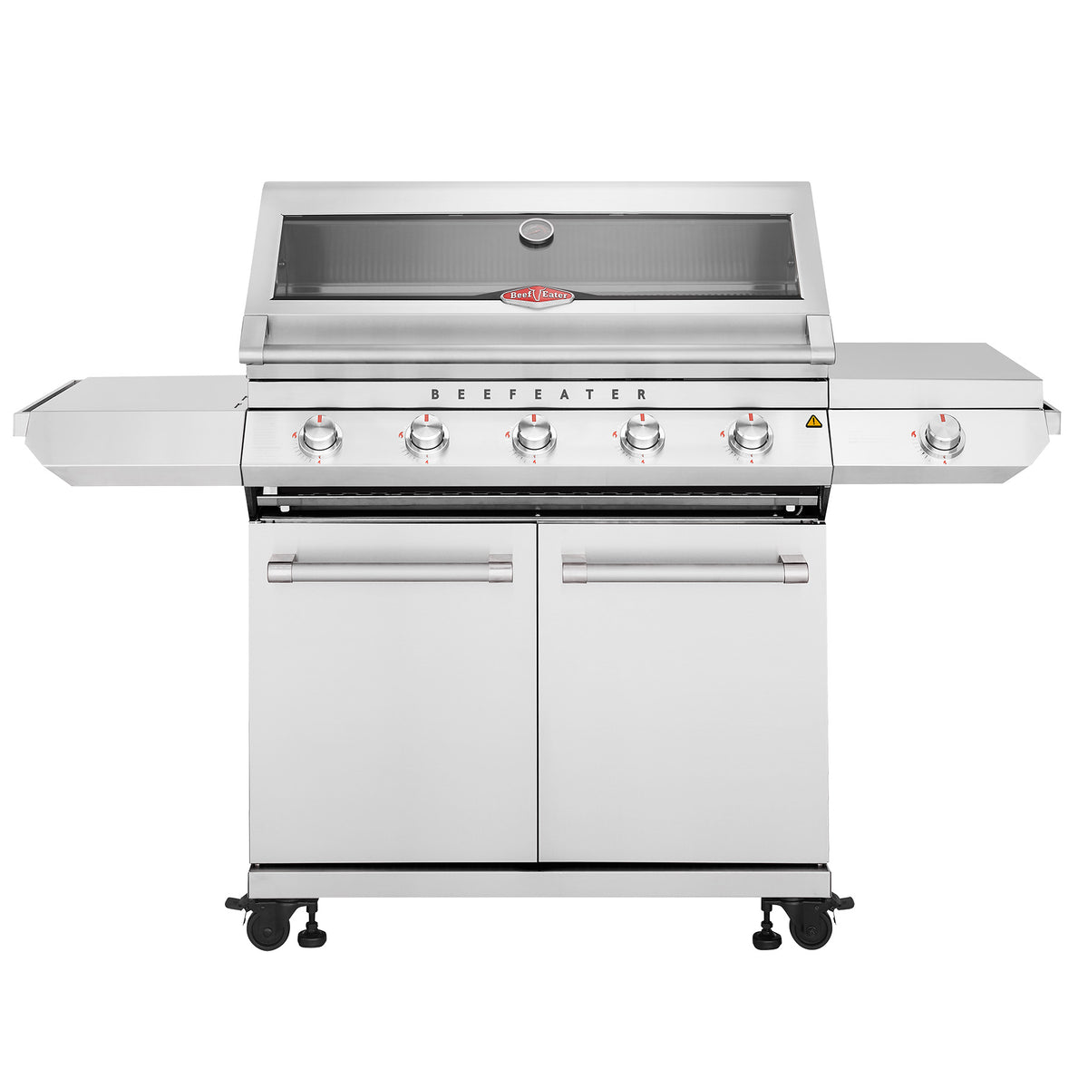 BeefEater 7000 Series Classic 5 Burner Gas BBQ with Cabinet Trolley and Side Burner