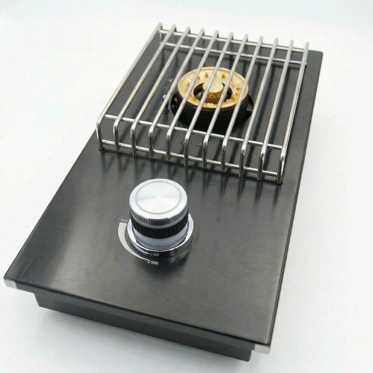 Draco Grills Outdoor Kitchen Black Stainless Steel Build In Side Burner