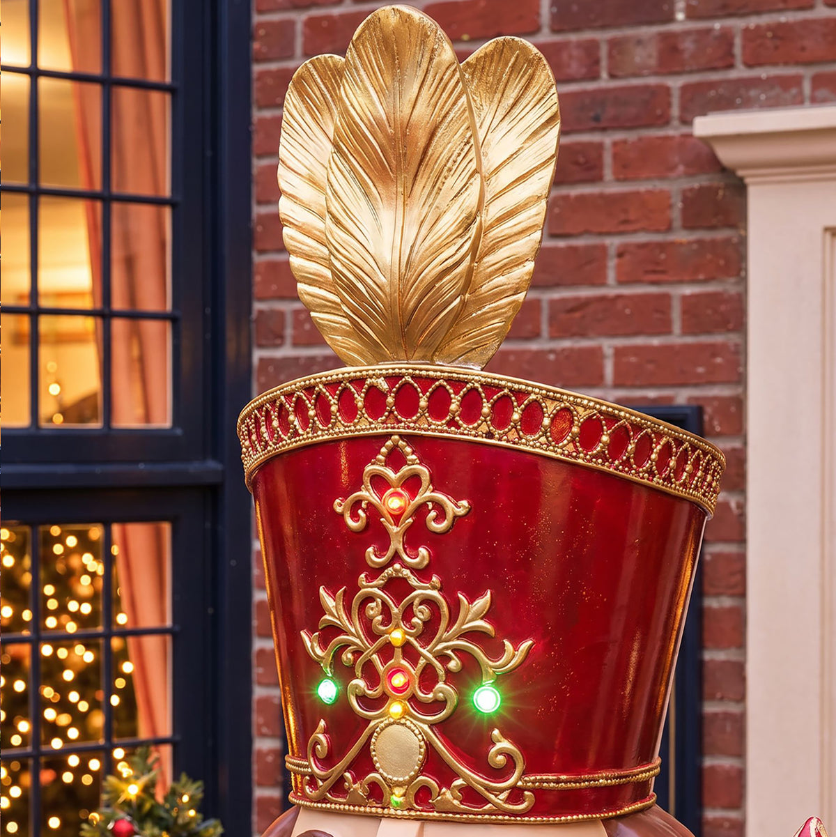 7.5ft Traditional Christmas Giant Nutcracker Soldier with LED Lights