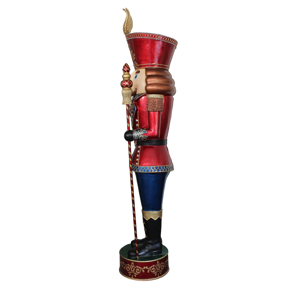 7.5ft Traditional Christmas Giant Nutcracker Soldier with LED Lights