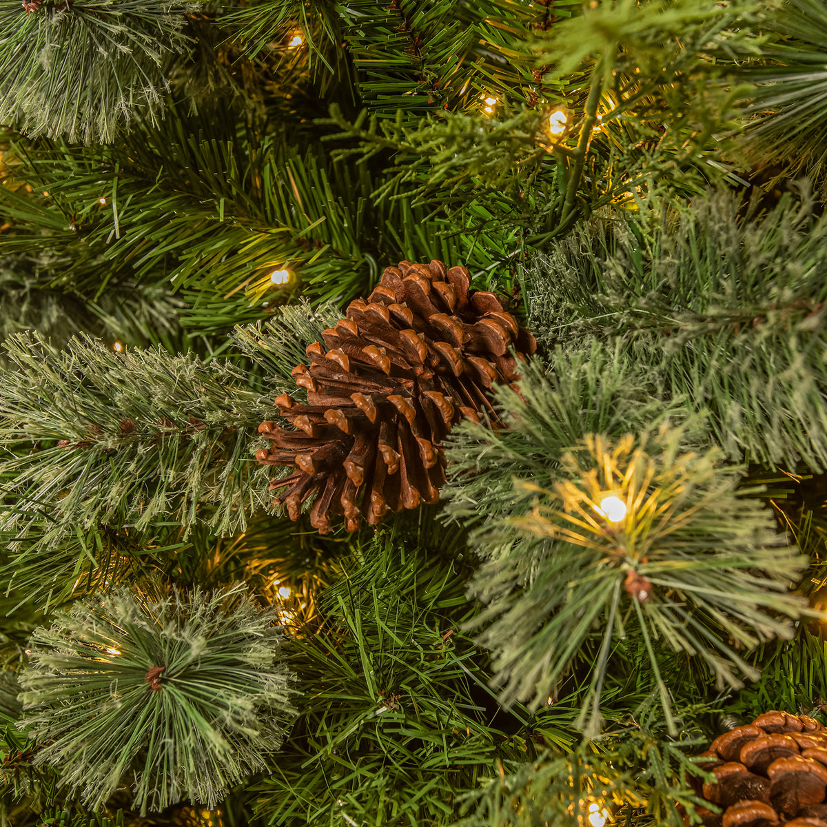 Hampton Artificial Pre-Lit PE Christmas Tree 6.5FT, 7.5FT