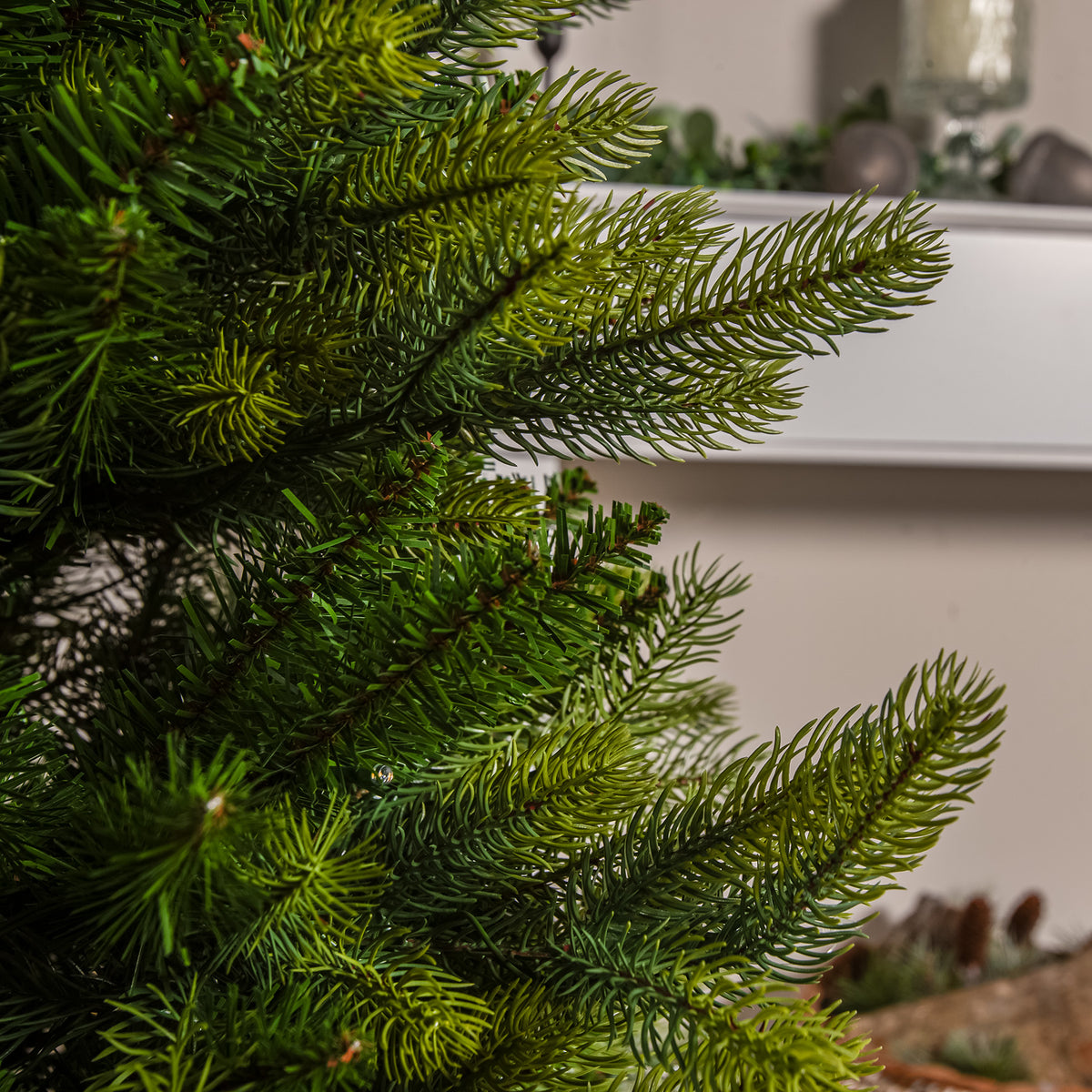 Canterbury Pre-Lit Artificial PE Christmas Tree 6.5FT, 7.5FT