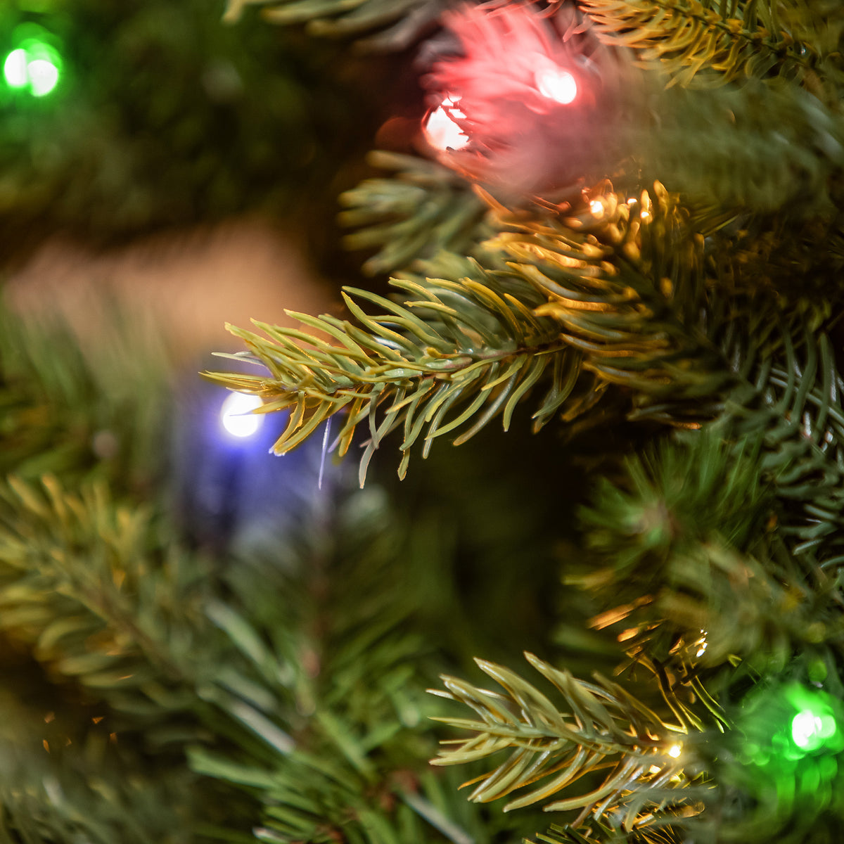 Canterbury Pre-Lit Artificial PE Christmas Tree 6.5FT, 7.5FT