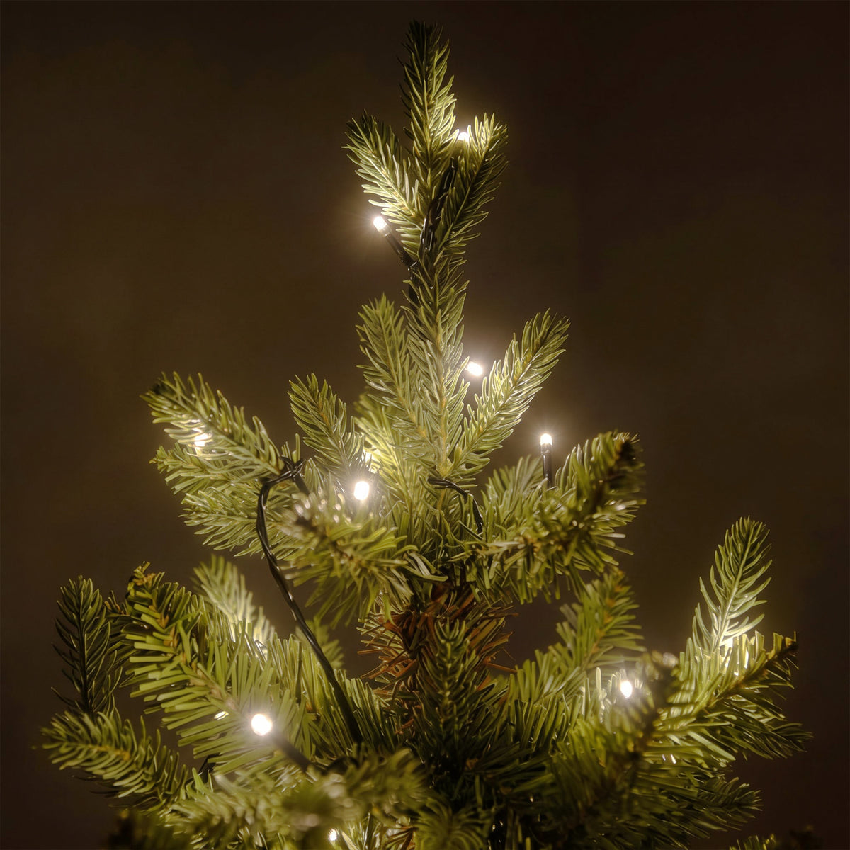 Basildon Artificial Pre-Lit Green PE/PVC Christmas Tree 6FT, 7FT, 9FT