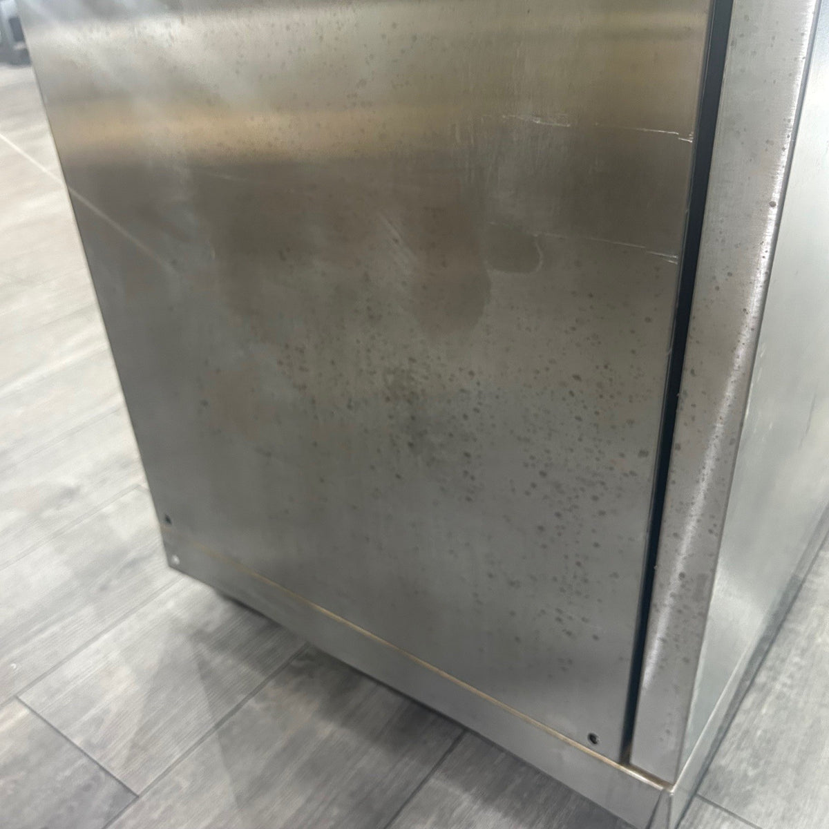 Ex Display Draco Grills 6 Burner Stainless Steel Outdoor Kitchen with Sear Station, Single Fridge, Double Cupboard