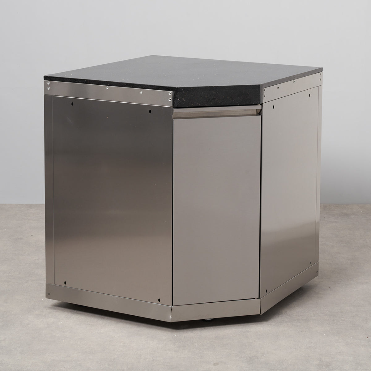 Draco Grills Outdoor Kitchen Stainless Steel Corner Cabinet