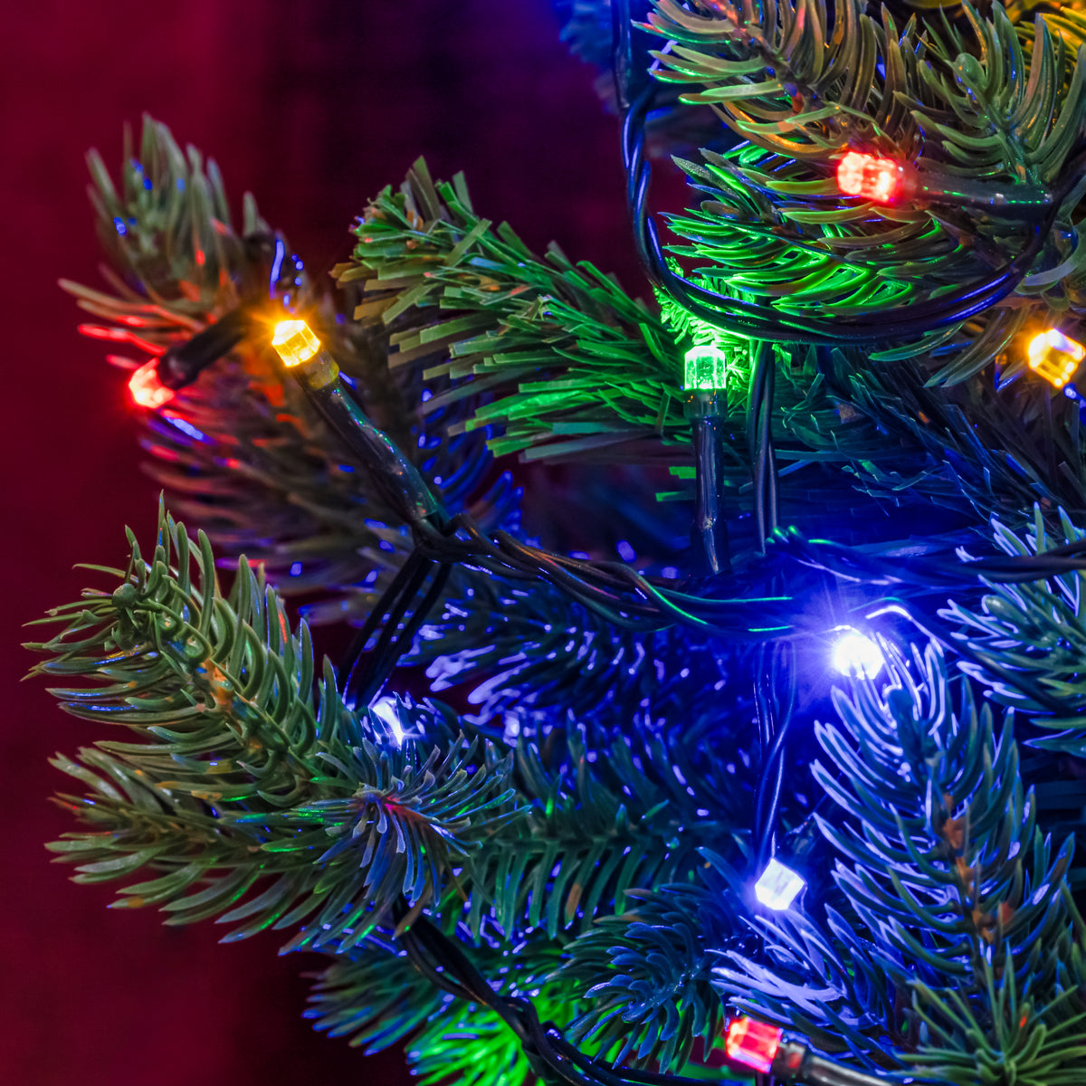 Multi-Coloured LED Multi-Function Christmas String Lights - 120, 240, 360, 480, 720