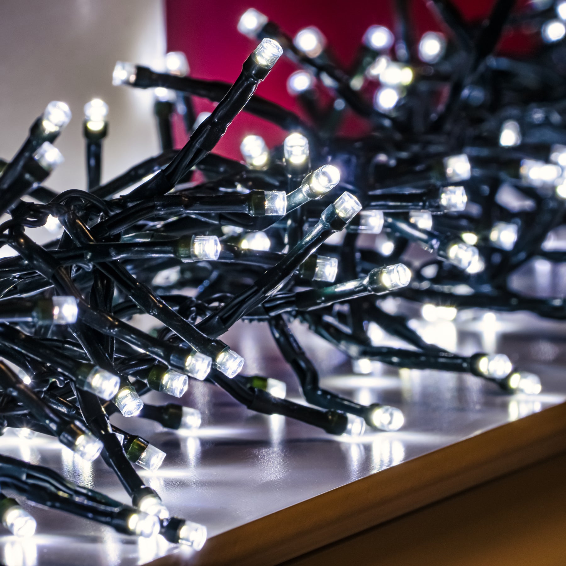 White Ultra Bright LED Multi-Function Christmas Cluster Lights - 960 ...