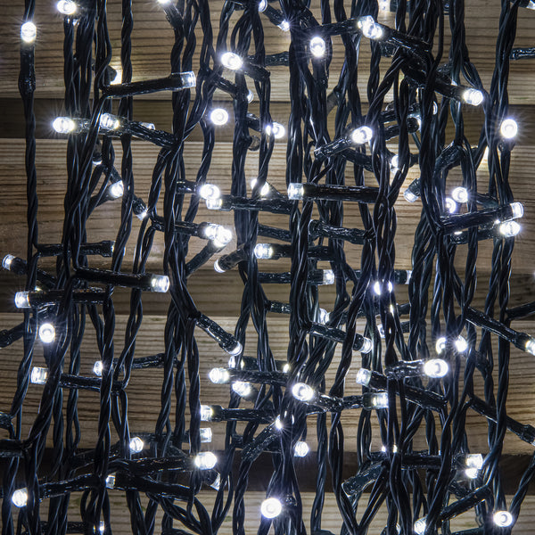 Ultra Bright White LED Multi-Function Christmas Lights - 1000 - Garden ...