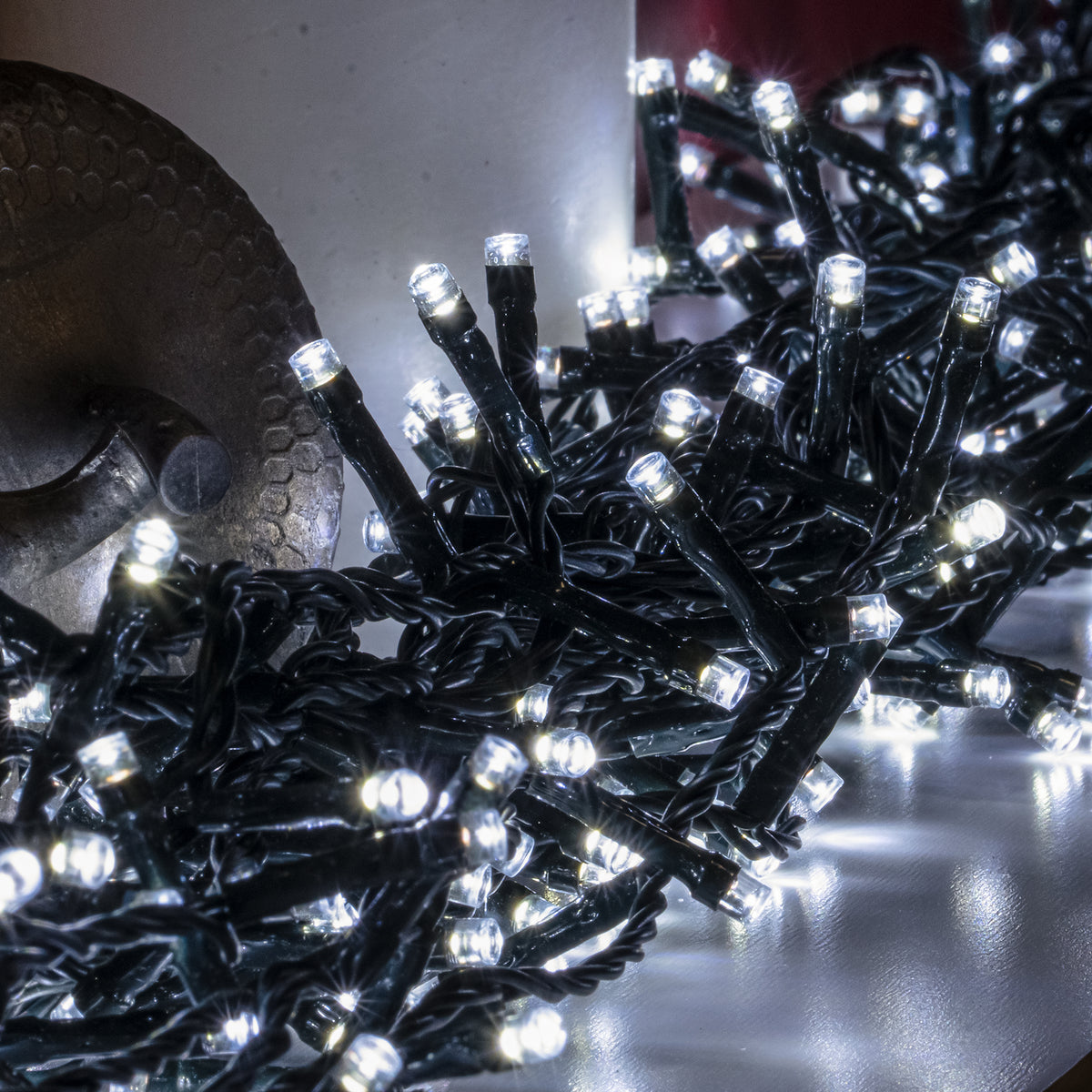 Ultra Bright White LED Multi-Function Christmas Lights - 1000 - Garden ...