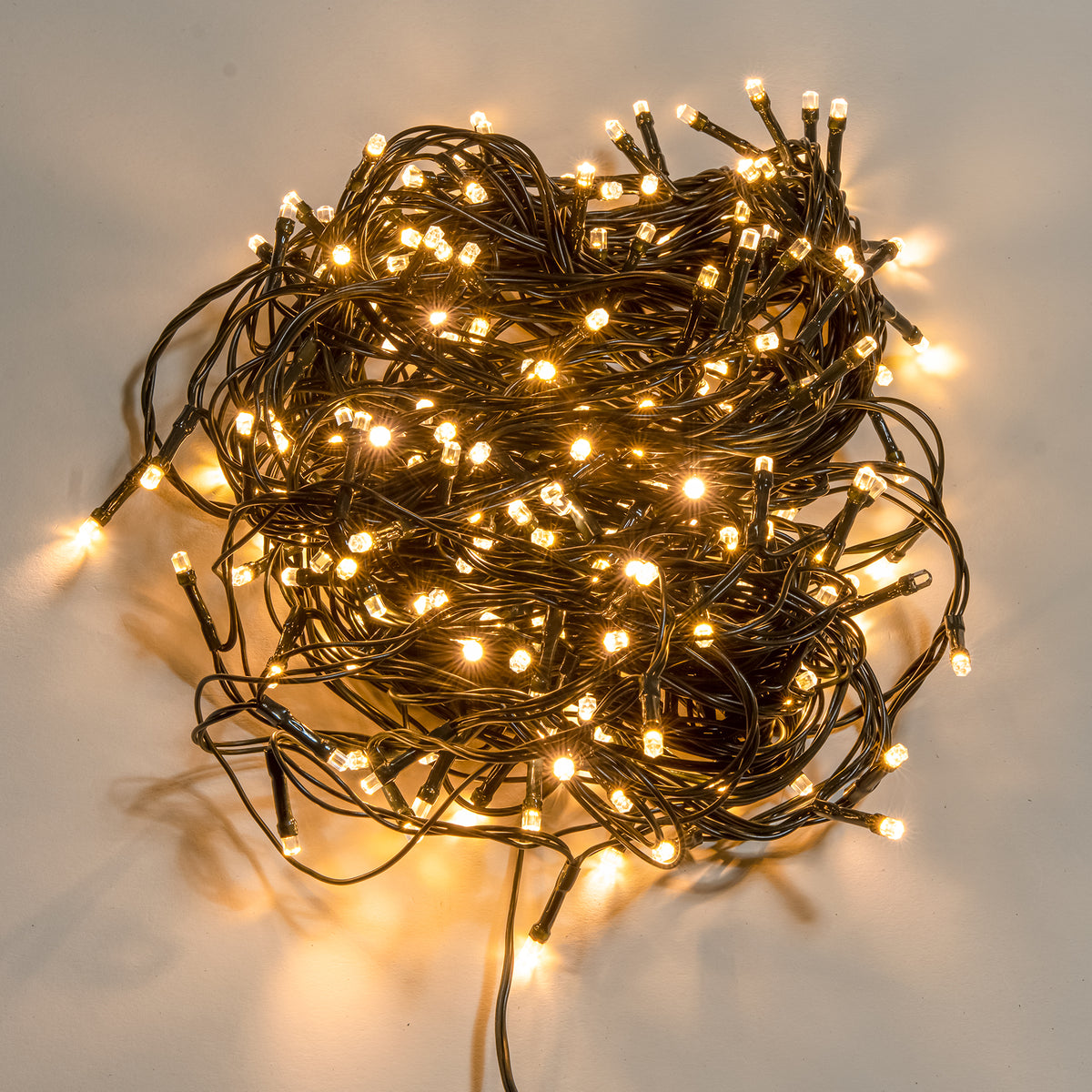 Warm White LED Multi-Function Christmas String Lights - 120, 240, 360, 480