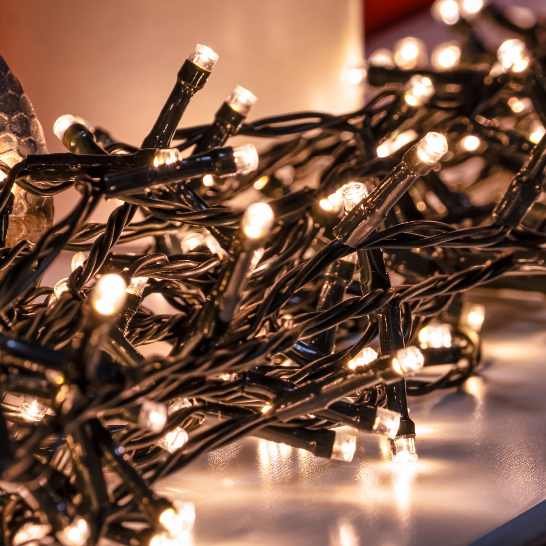 Ultra Bright Warm White LED Multi-Function Christmas Lights - 1000 ...