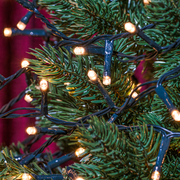 Ultra Bright Warm White LED Multi-Function Christmas Lights - 1000 ...