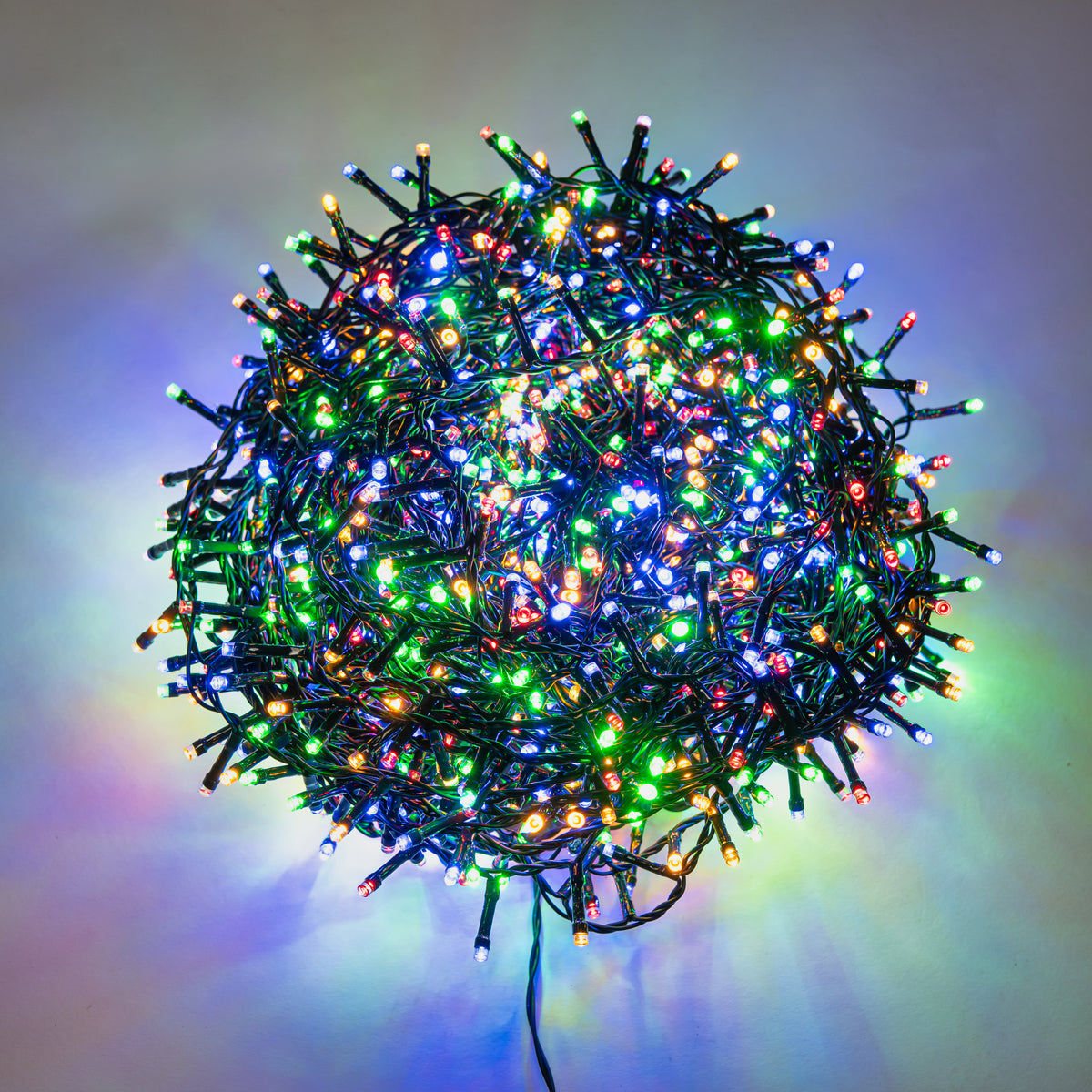 Multi-Coloured Ultra Bright LED Multi-Function Christmas Compact Lights - 1500