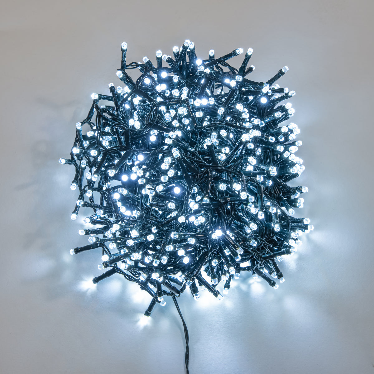 White LED Multi-Function Christmas Compact Lights - 750, 1500, 2000, 3000