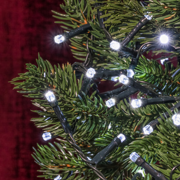 White LED Multi-Function Christmas Compact Lights - 750, 1500, 2000, 3 ...