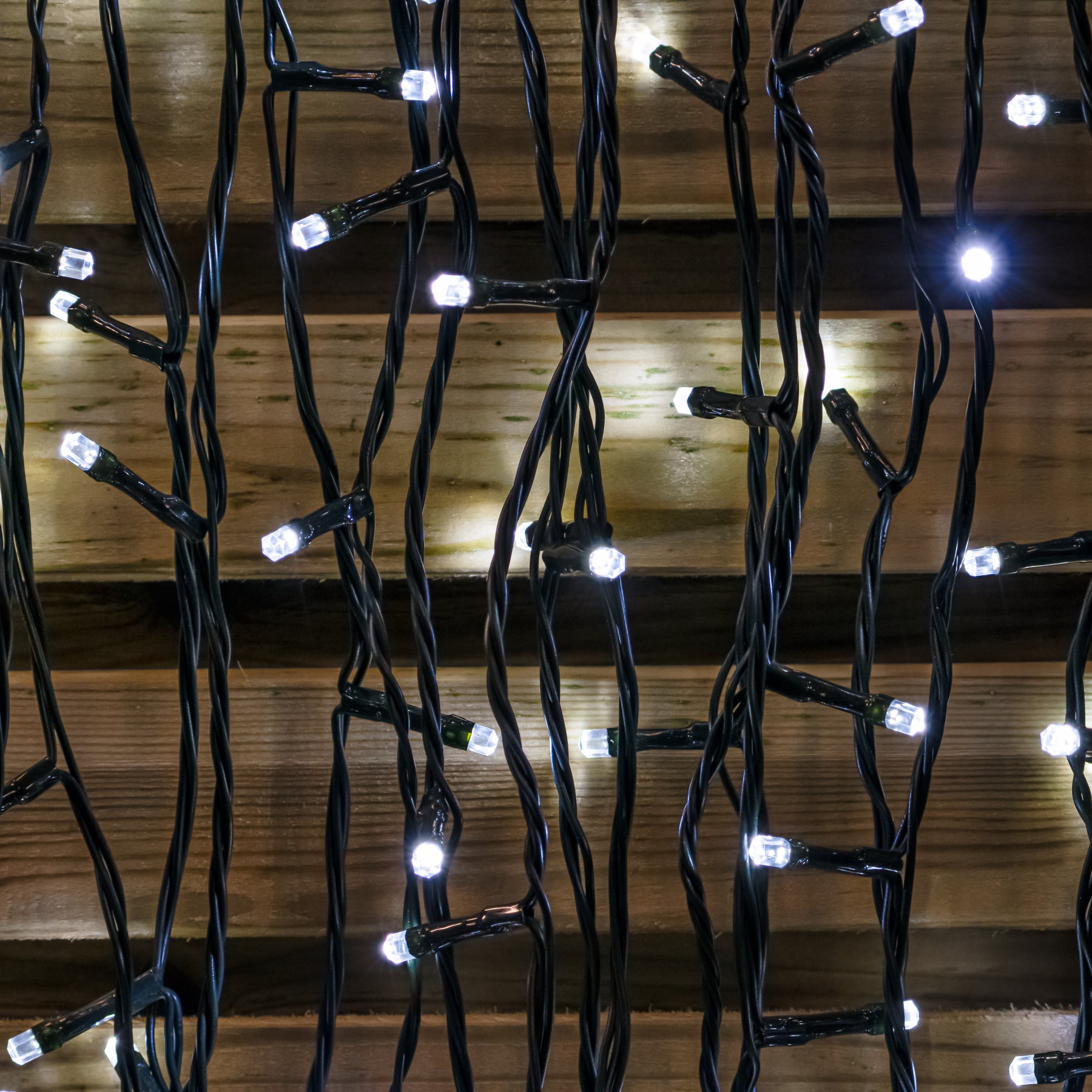 White LED Multi-Function Christmas String Lights - 120, 240, 360, 480 ...