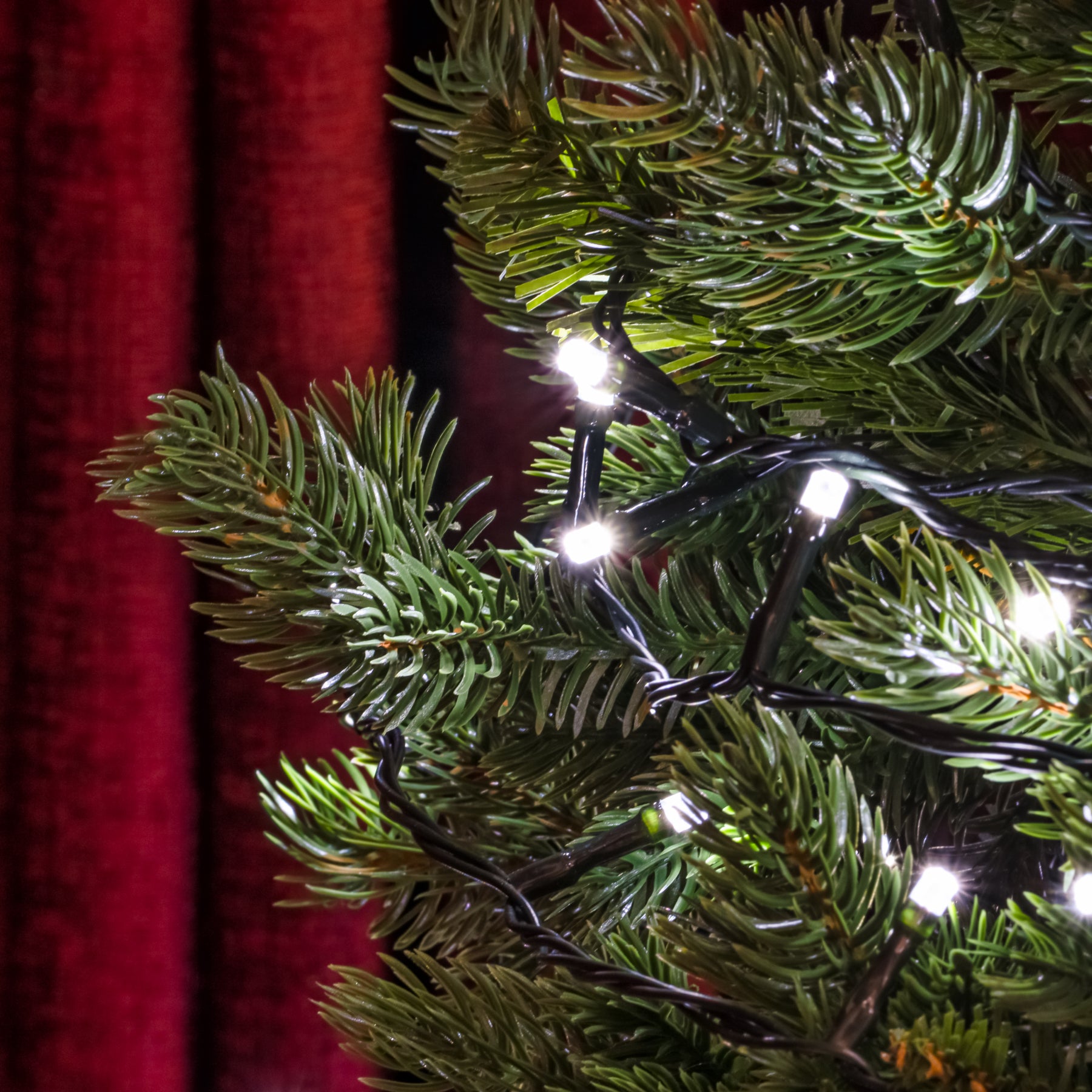 White LED Multi-Function Christmas String Lights - 120, 240, 360, 480 ...